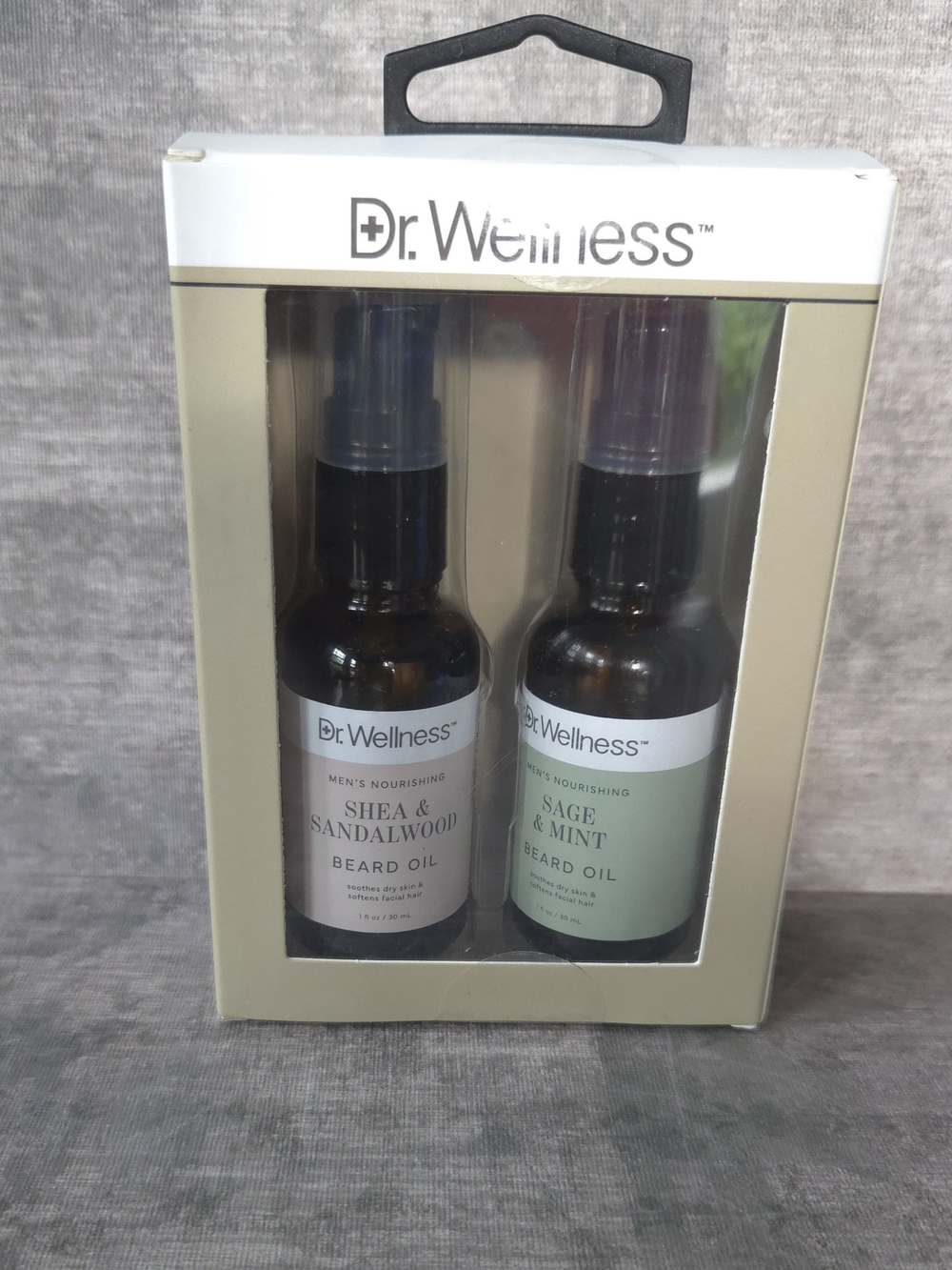Men's Beard Oil Duo - Shea & Sandalwood + Sage & Mint (Brown)
